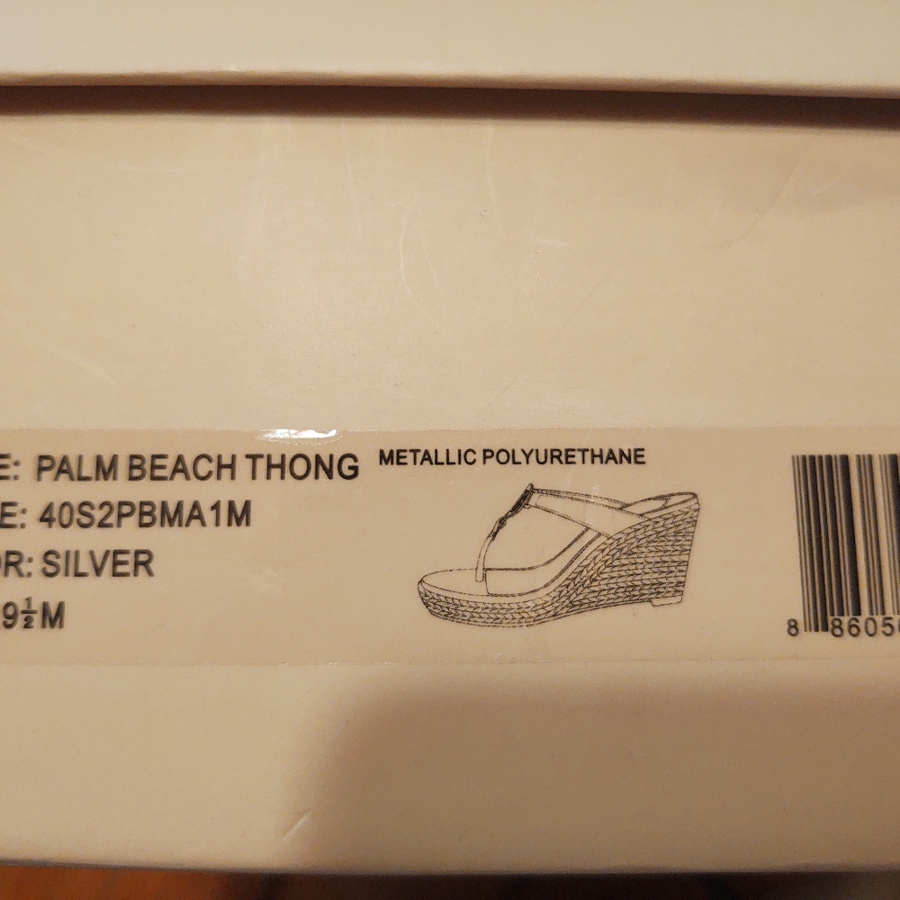 New in Box - Michael Kors wedge sandal - size 9.5 - Picture 7 of 8